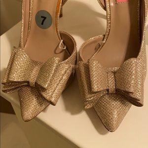 Sparkle Bow Heels